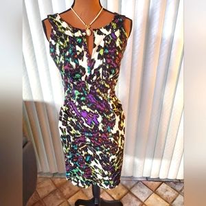 Donna Ricco Print Dress